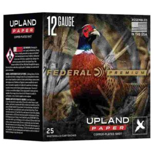 Federal Premium Upland Paper Shotshells 12ga 2-3/4" 1-1/4oz 1330 fps #5 25/ct