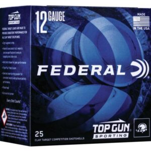 Federal Top Gun Sporting Shotshells 12ga 2-3/4" 1 oz 1250 fps #7.5 25/ct
