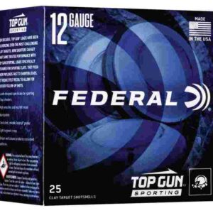 Federal Top Gun Sporting Shotshells 12 ga 2-3/4" 1oz 1300 fps #7.5 25/ct