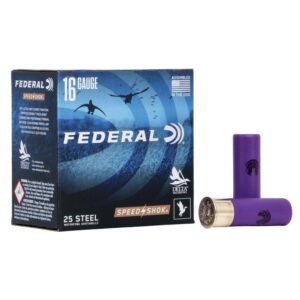 FEDERAL SPEED-SHOK HIGH VELOCITY STEEL 16GA 2-3/4" 15/16OZ 4 AMMO 25RD
