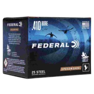 FEDERAL SPEED-SHOK HIGH VELOCITY STEEL 410GA 3" 3/8OZ 6 AMMO 25RD
