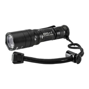 Surefire EDCL1-T Dual Output Everyday Carry Flashlight 500 Lumens Black