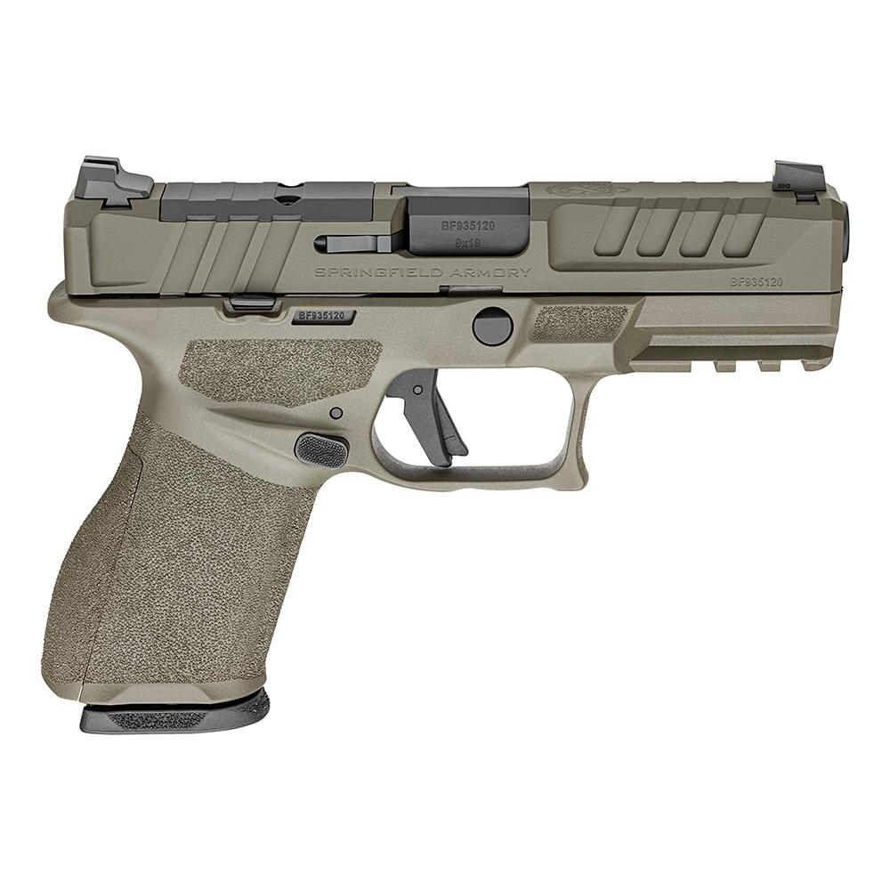 Springfield Echelon 4.0C Handgun 9mm Luger 15(2)rd Magazines 4" Barrel Optic Ready ODG Finish