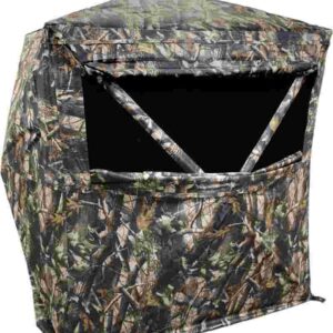 HME 2-Person Ground Blind With 150D Shell 62" x 62" x 66"