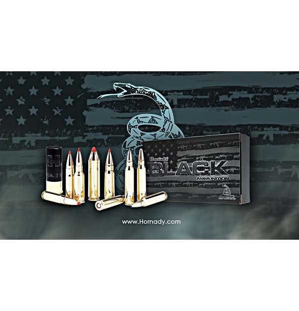 Hornady Black Rifle Ammunition .223 Rem 62 gr FMJ 3100 fps 20/ct