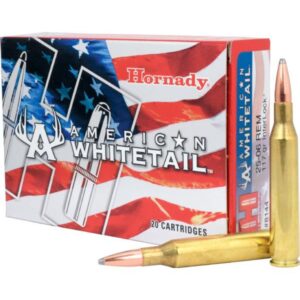 Hornady American Whitetail Rifle Ammunition .25-06 Rem 117 gr BTSP 2749 fps 20/ct