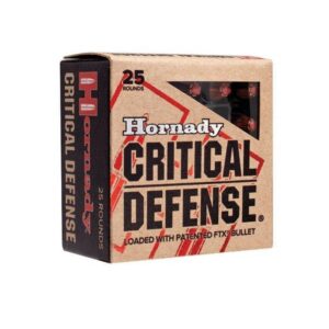 Hornady Critical Defense Handgun Ammo .38 Spl (+P) 110 gr FTX 1090 fps 25/ct