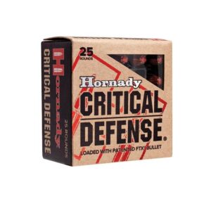 Hornady Critical Defense Handgun Ammo .357 Mag 125 gr FTX 1500 fps 25/ct