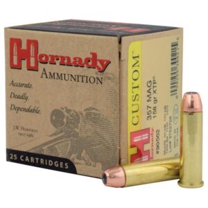 Hornady Custom Handgun Ammunition .357 Mag 158 gr XTP 1250 fps 25/ct