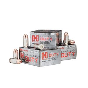 Hornady Critical Duty Handgun Ammunition .45 ACP (+P) 220 gr. PT 975 fps 20/ct