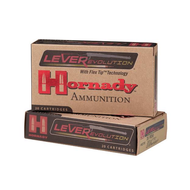 Hornady LEVERevolution FTX Rifle Ammunition 10mm Auto 150gr PT 1220 fps 20/ct