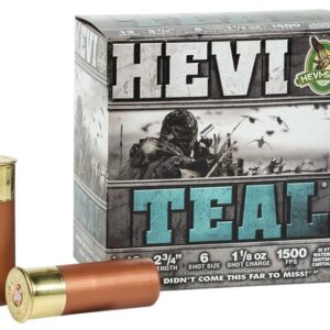Hevi-Shot Hevi-Teal Shotshells 12 ga 2 -3/4" 1-1/8 oz 1500 fps #6 25/ct