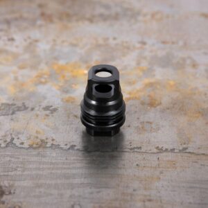 SilencerCo ASR Single Port Muzzle Brake 1/2x28 9mm Luger