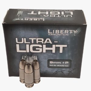 Liberty Ammunition Ultra-Light Ammunition 9mm +P 50 gr. Copper Mono.Frag HP 20/ct
