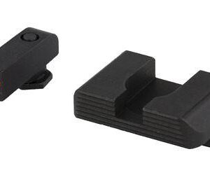 Ameriglo Glock Gen1-4 Hackathorn Sight for Glock 42-43 Green Tritium Orange Front - Black Serrated Rear