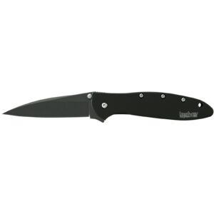 Kershaw Ken Onion Leek Folding Knife 3" Drop Point Blade Black