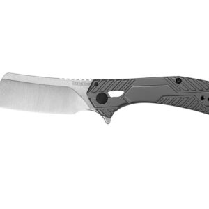 Kershaw Static Knife with Flipper Open / Stainless Steel Handle - 2-4/5" Blade