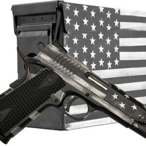 Citadel 1911-A1 Flag Edition .45 ACP 7rd Magazine  5" Barrel Grey Scale Cerakote with matching Ammo Can