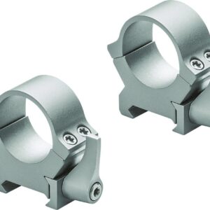 Leupold 2-Piece Precision-Fit QRW2 Weaver-Style Rings 1" Low - Silver
