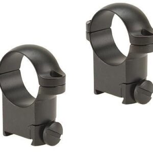 Leupold 2-Piece Solid Steel Ringmounts - Sako 1" High Matte Black
