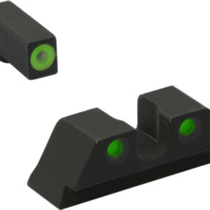 Meprolight ML47786 Hyper-Bright Green Ring Front/Green Rear Sights for CZ P-10