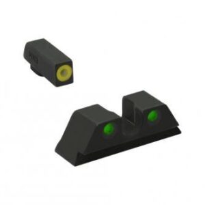 Meprolight ML47787 Hyper-Bright Yellow Ring Front/Green Rear Sights for CZ Shadow 2