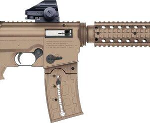 Mossberg International 715T Flat Top 22 LR Rifle 25rd Magazine 16.25" Barrel FDE Green Dot Combo