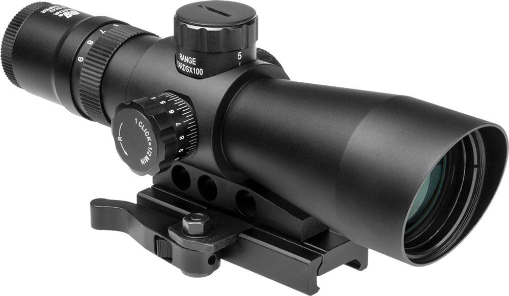 NcStar Mark III Tactical Gen II 3-9x42mm P4 Sniper Rifle Scope - Black Anodized