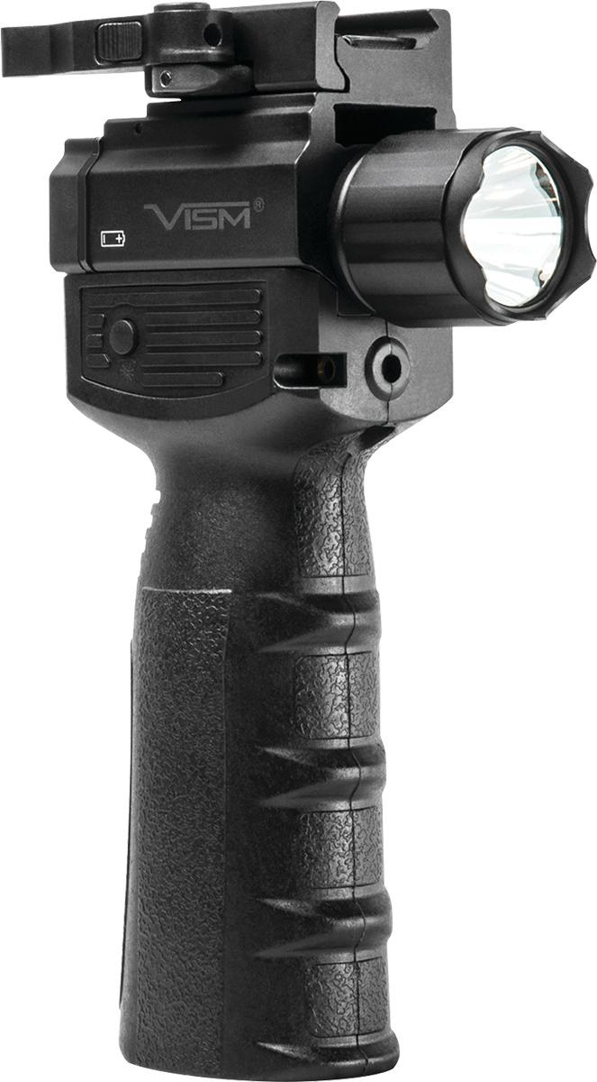 NcSTAR VISM Vertical Grip w/Strobe FlashLight & Red Laser Gen 2