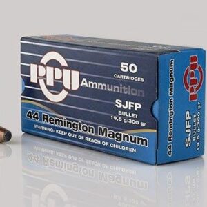 PPU Handgun Ammunition .44 Mag 240 gr HP 1541 fps 50/ct