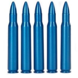 A-Zoom Aluminum Snap Caps .30-06 Blue 5/pk