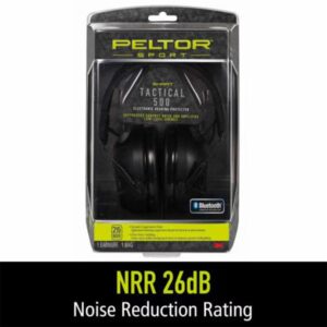 Peltor Sport Tactical 500 Electronic Ear Muffs 26dB Black