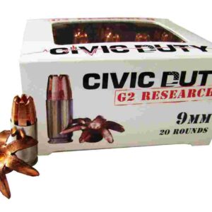 G2 Research Civic Duty Handgun Ammunition 9mm Luger