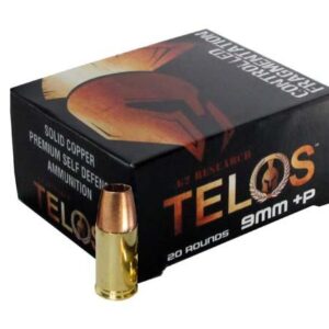 G2 Telos Handgun Ammunition 9mm Luger(+P) 92 gr Frangible 1250 fps 20/ct