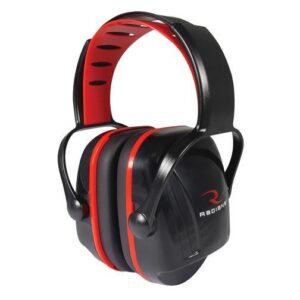 Radians X-Caliber 22 Youth Passive Ear Muffs 22dB Red Black