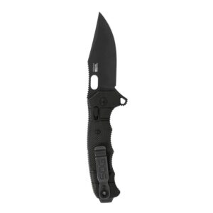SOG Knives Seal XR Ti Folding Knife 3-9/10" Clip Point Blade Black