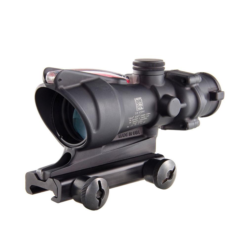 Trijicon ACOG BAC Rifle Scope with Sight 4x32mm Red Chevron .223 Matte with TA51 Mount