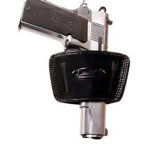 TAGUA INSIDE WAISTBAND BLACK LARGE LEATHER HOLSTER