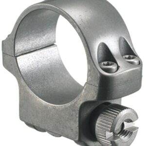 Ruger Steel Scope Ring - Single (3KTG) 1" Low .812" Height - Target Grey Stainless Finish
