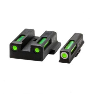 HIVIZ LiteWave H3 sight Green LitePipe/White front ring fits S&W M&P EZ380