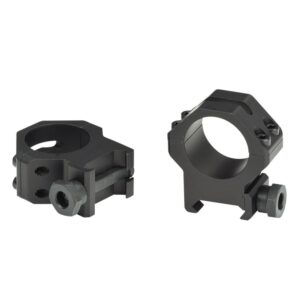 Weaver 4-Hole Tactical Picatinny Aluminum Scope Rings 1" High Matte