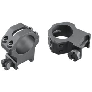 Weaver 4-Hole Tactical Picatinny Aluminum Scope Rings 1" X-High Matte