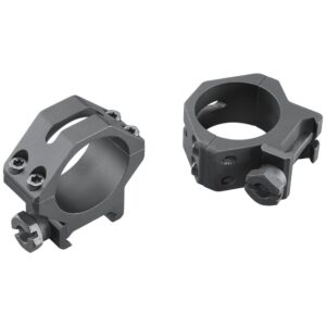 Weaver 4-Hole Tactical Picatinny Aluminum Scope Rings 30mm Low Matte