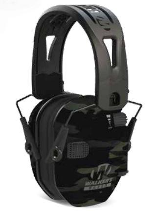 Walker's Razor Tacti-Grip Ear Muffs -Camo Gray 23NRR