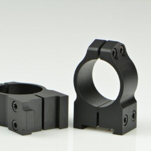 Warne 2-Piece Maxima Fixed (19mm Dovetail) Scope Ringmounts with Grooved Receiver Fits CZ550 1" Medium Matte