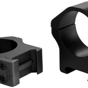 Warne 2-Piece Maxima Horizontal Fixed Scope Rings 1" PA High - Matte Black