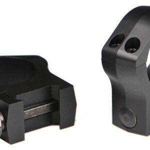 Warne 2-Piece Picatinny Style Mountain Tech Scope Rings 1" High - Matte