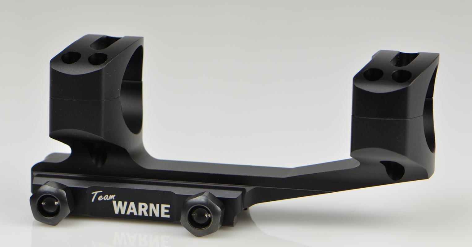 Warne Tactical Gen 2 X-SKEL Extended Cantilevered MSR Mount 30mm Black ZERO MOA