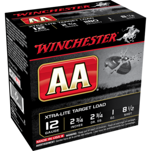 Winchester AA Target 12 ga 2 3/4" 1 oz #8.5 1150 fps - 25/ct