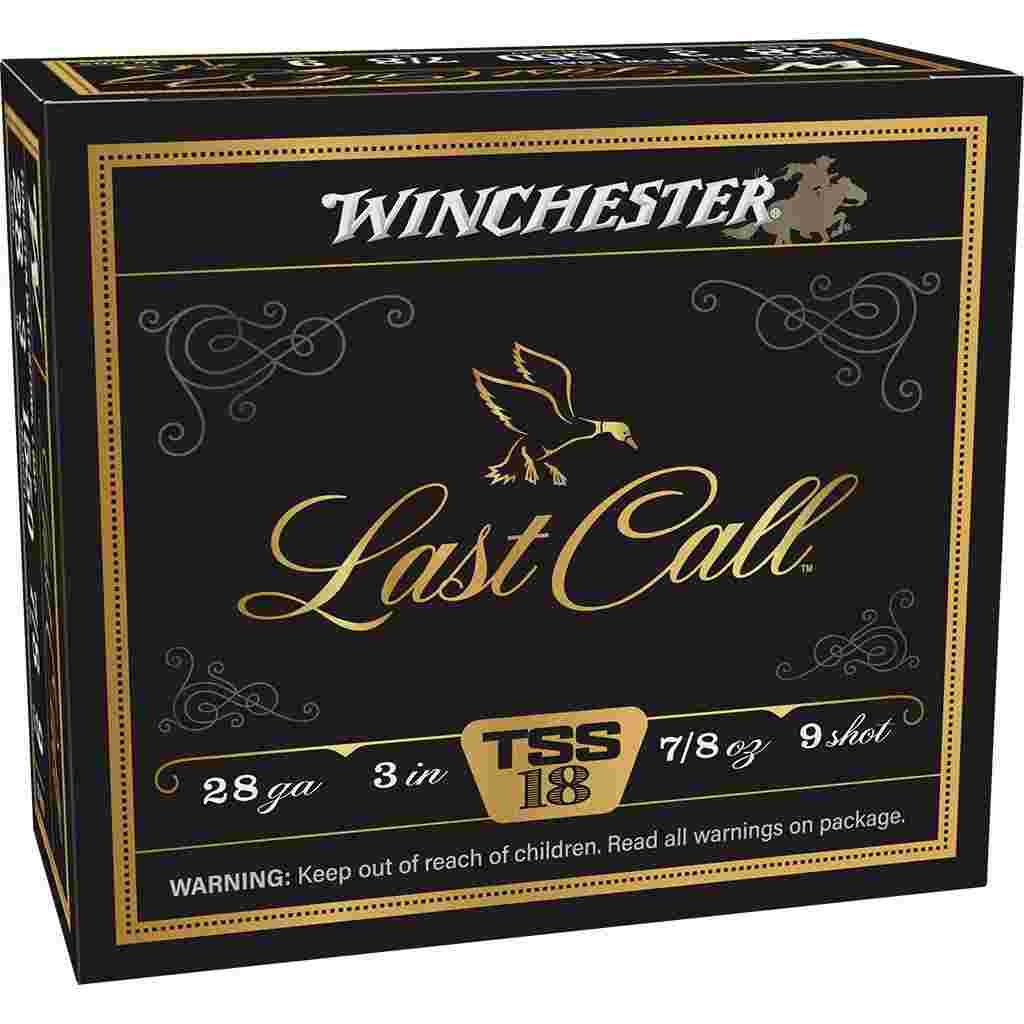Winchester Last Call Waterfowl TSS Shotshells 28ga 3" 7/8oz 1550fps #9 10/ct